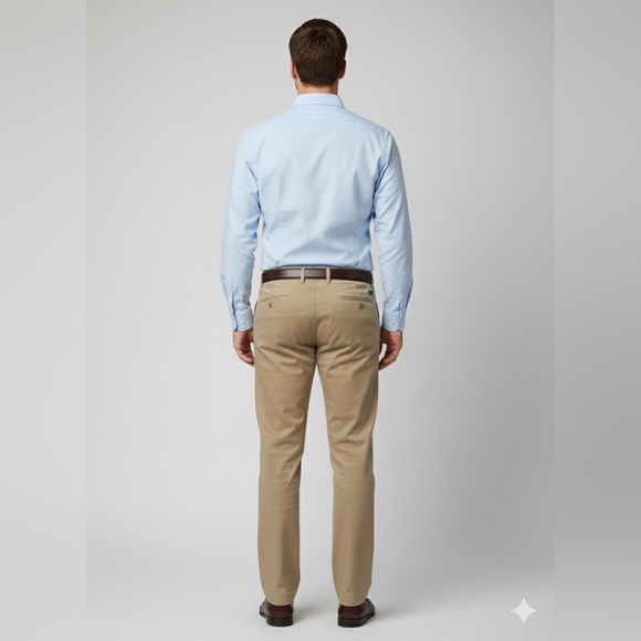 Cremieux Men's Khaki Relaxed Fit/Straight Leg Pants Size 36X30 EUC - Picture 6 of 9